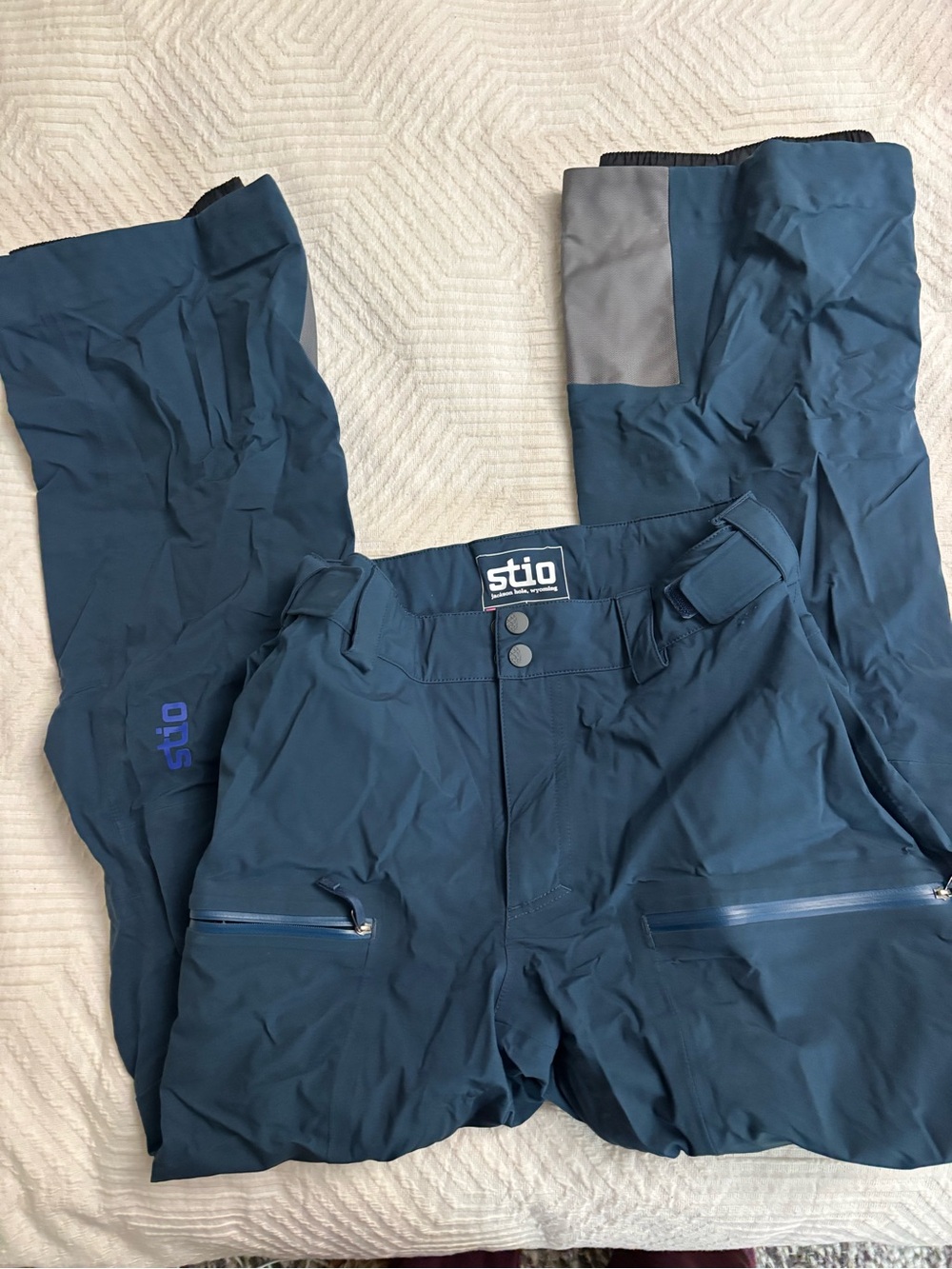 Stio women’s Raymer Blue Ski/Snow Shell Pants